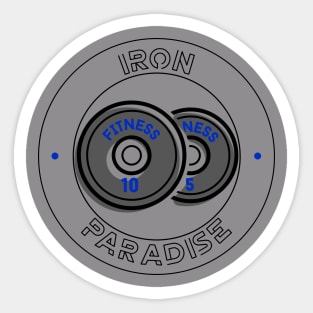 Iron Paradise - T-Shirt Sticker